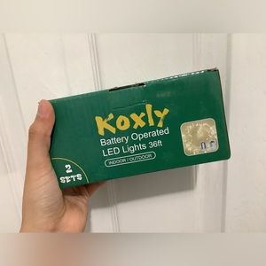 Koxly battery operated LED lights 36ft (2 sets)